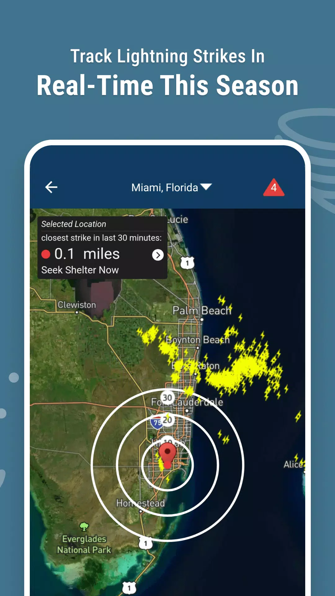 Weather Radar by WeatherBug ဖန်သားပြင်ဓာတ်ပုံ 2