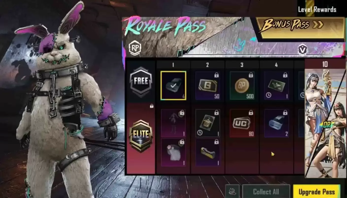 PUBG MOBILE A12 ROYALE PASS FELLS: Skins et récompenses à venir