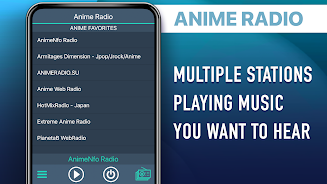 Anime Radio Favorites ဖန်သားပြင်ဓာတ်ပုံ 3