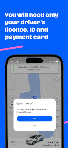 RideNow - carsharing Captura de pantalla 3