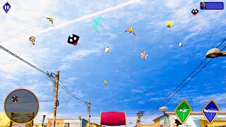 Pipa Layang Kite Flying Game Capture d'écran 3