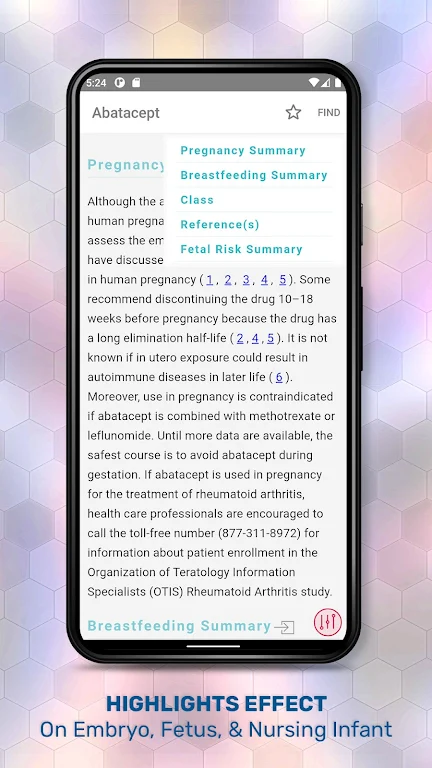 Drugs in Pregnancy Lactation Screenshot 2