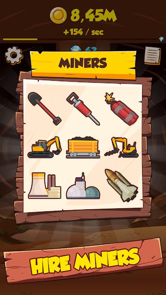 Idle Miner Clicker: Tap Tycoon Mod 스크린샷 2