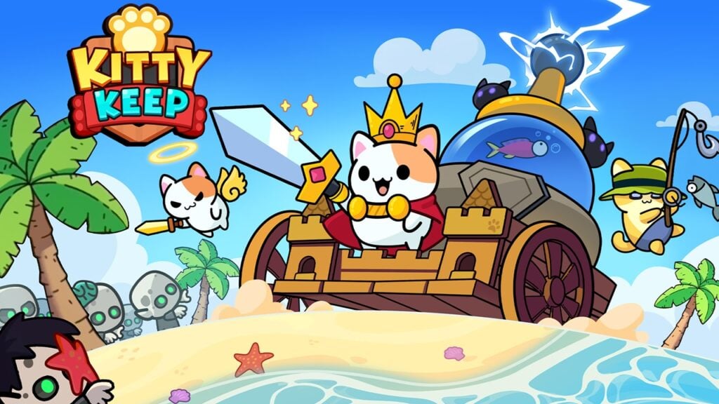 Cats vs Towers : le champ de bataille en bord de mer de Kitty Keep