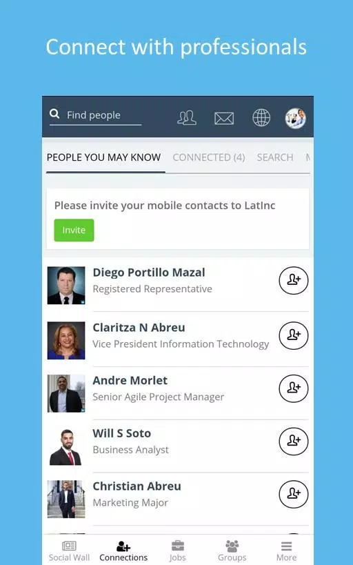 LatInc Professional Network স্ক্রিনশট 0