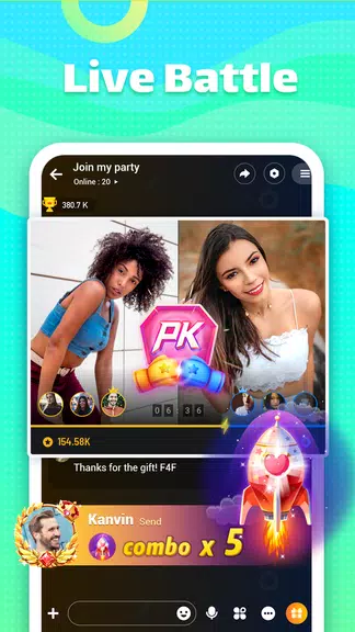 Schermata Ola Party - Live, Chat & Party 2