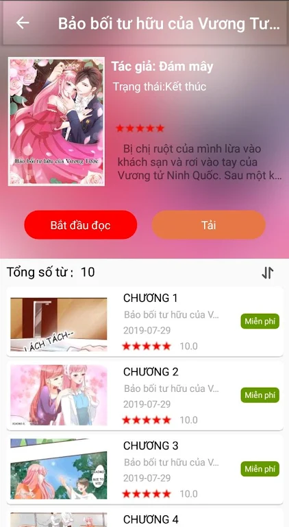 Ngôn Tình -- Webtoon,Manga,Comics Schermafbeelding 1