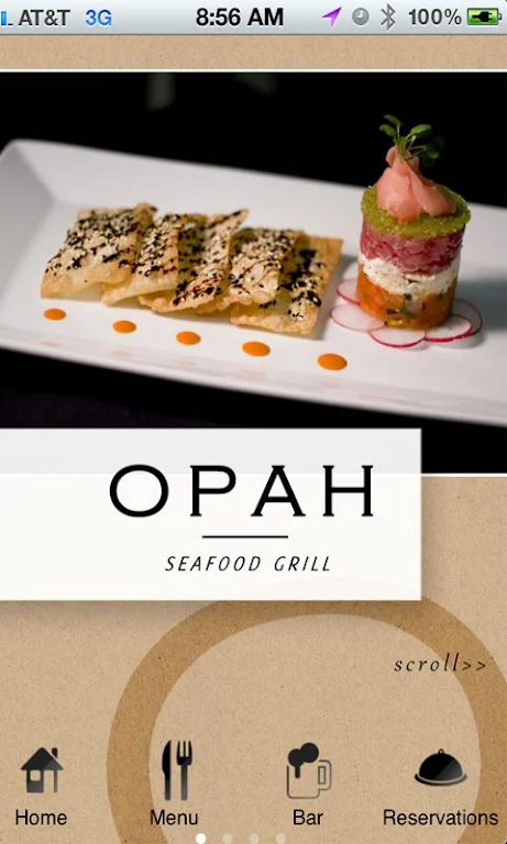 Opah Seafood Grill ဖန်သားပြင်ဓာတ်ပုံ 0