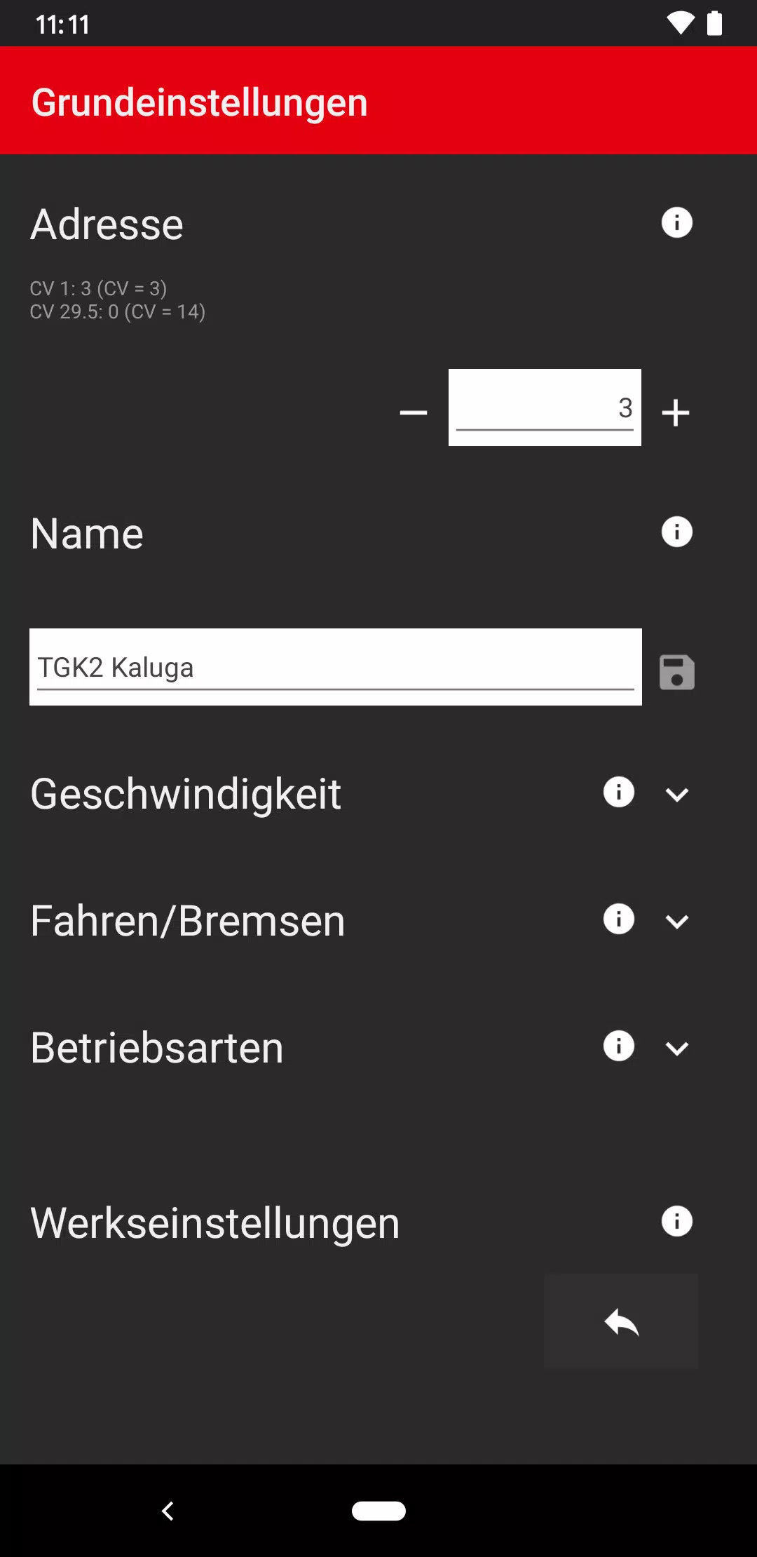 PIKO SmartProgrammer App Schermafbeelding 2