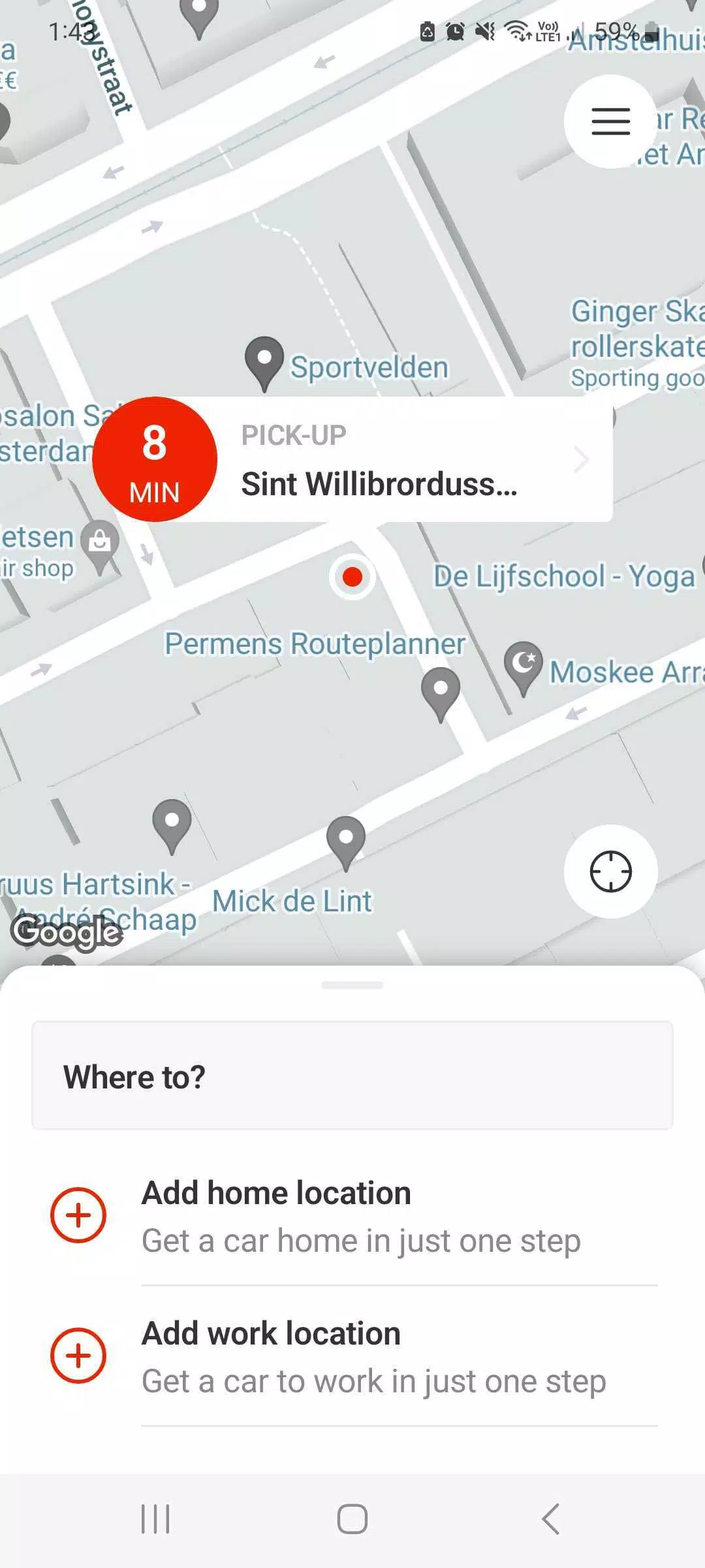 TCA Taxi Amsterdam 스크린샷 1