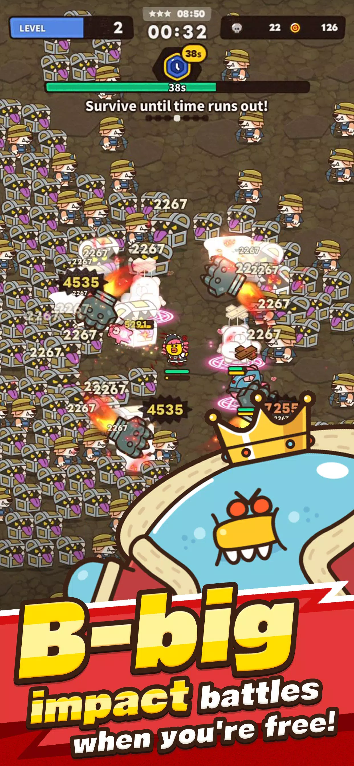LINE Hero Rumble/Let's rumble! ဖန်သားပြင်ဓာတ်ပုံ 0