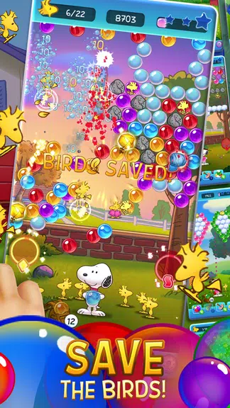 Bubble Shooter - Snoopy POP! ภาพหน้าจอ 1