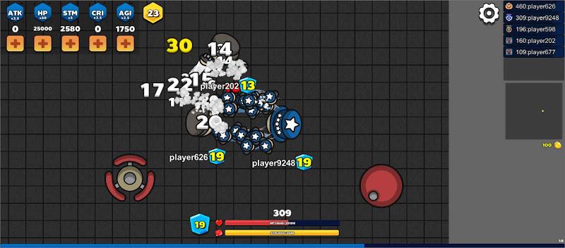 Pung.io - 2D Battle Royale 스크린샷 1