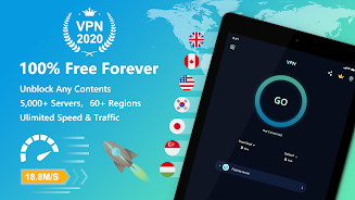 Free VPN Super™-бесплатный ВПН Скриншот 1