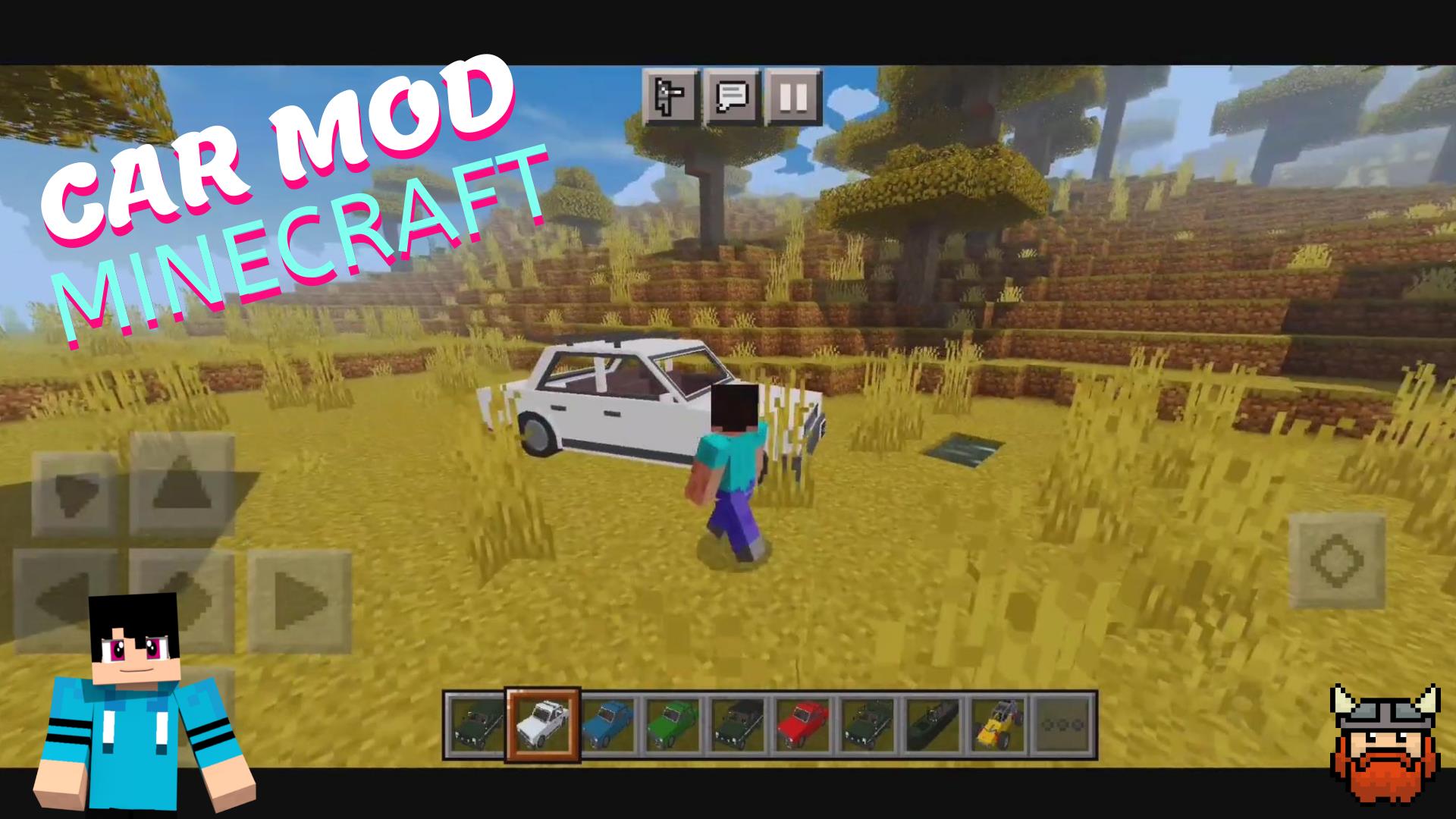 Cars Mod for Minecraft PE Captura de pantalla 1