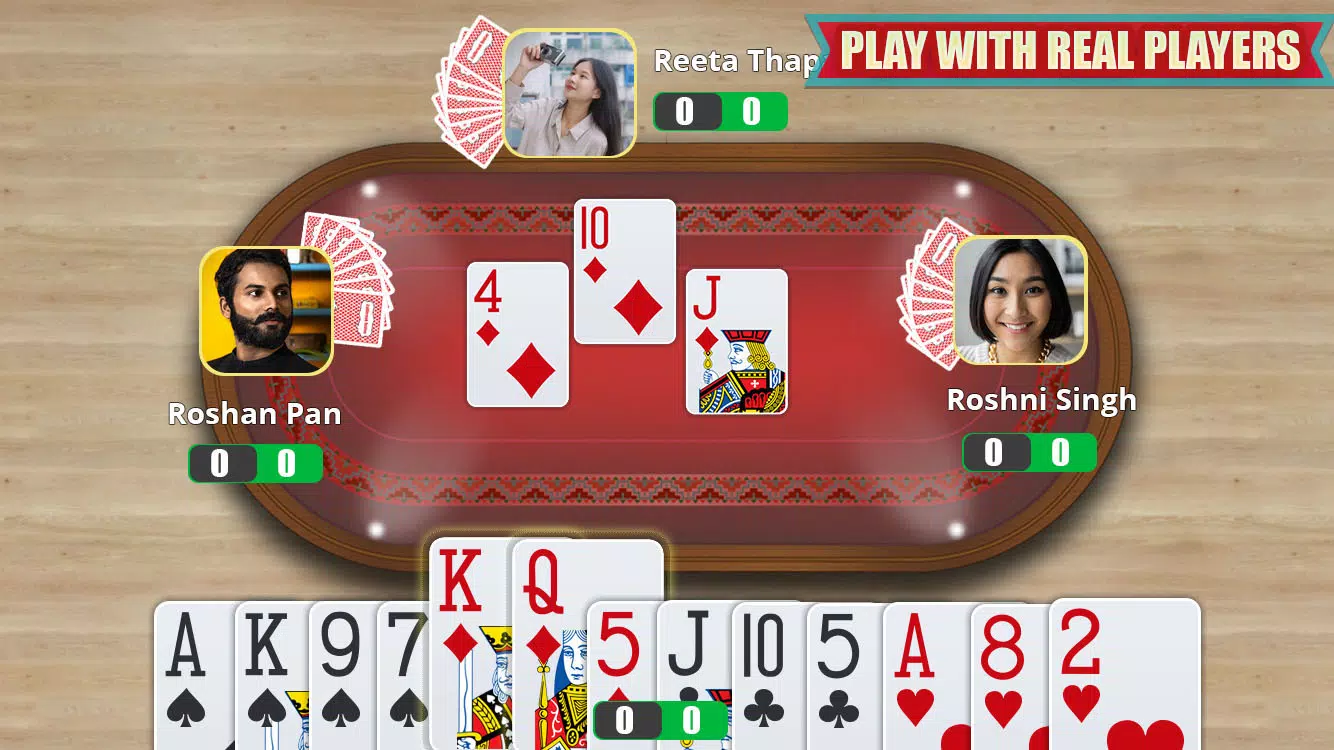 Call Break Online Card Game Schermafbeelding 2