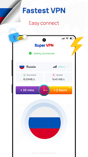 Russia VPN: Get Moscow IP Ảnh chụp màn hình 0