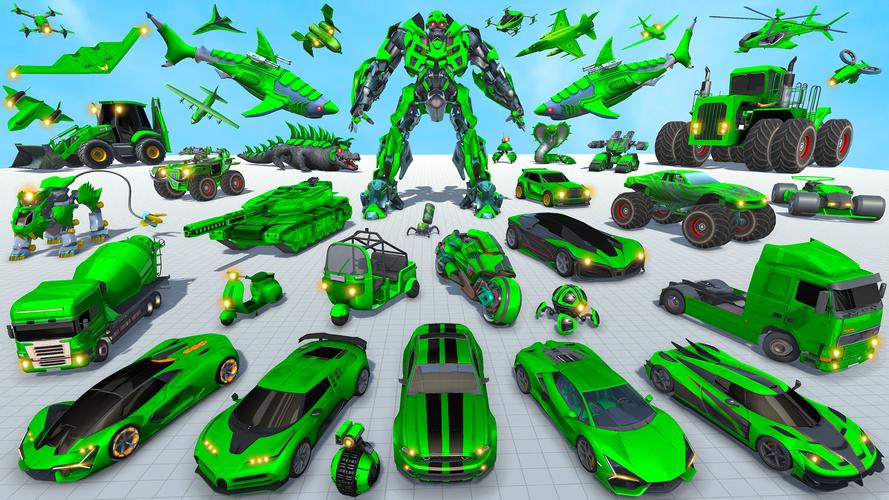 Shark Robot Car Game 3d Screenshot 1