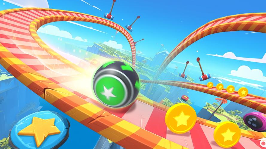 3D Super Rolling Ball Race 스크린샷 2