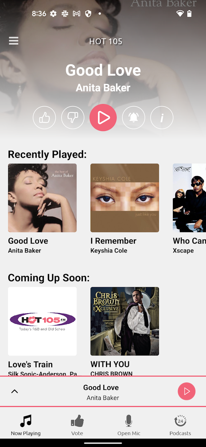 HOT 105 FM Miami Schermafbeelding 1