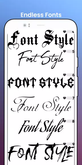 Fonts - Logo Maker Tangkapan skrin 2