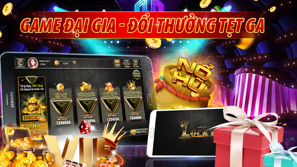 Slot - Vuong quoc lucky, Game Danh Bai Doi Thuong應用截圖第2張