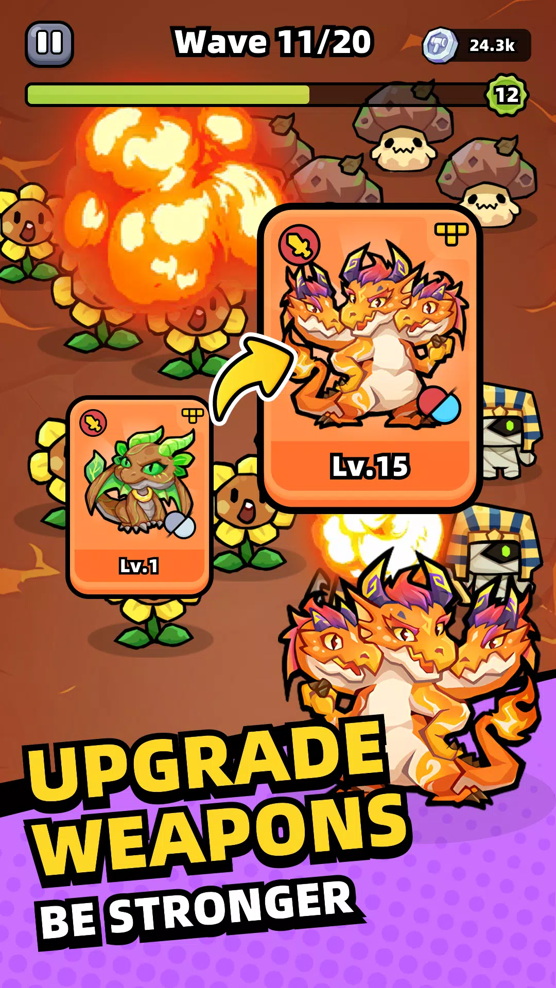 Weapon Master: Backpack Battle ภาพหน้าจอ 2