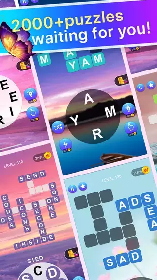 Word Games Master - Crossword Capture d'écran 2