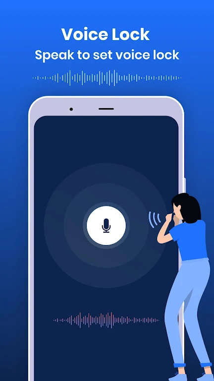 Voice Lock : Speak to Unlock ภาพหน้าจอ 1