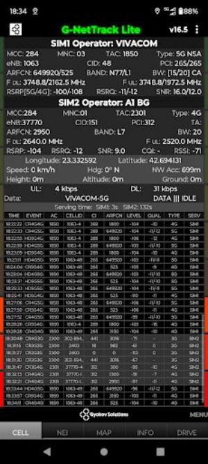 G-NetTrack Lite স্ক্রিনশট 0