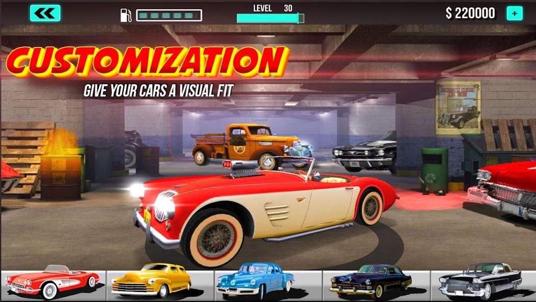 Classic Car Games Race America Mod Ekran Görüntüsü 3