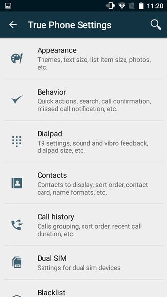 True Phone Dialer and Contacts Screenshot 1