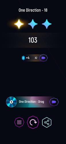 One direction Tiles Hop EDM Ru Captura de tela 0