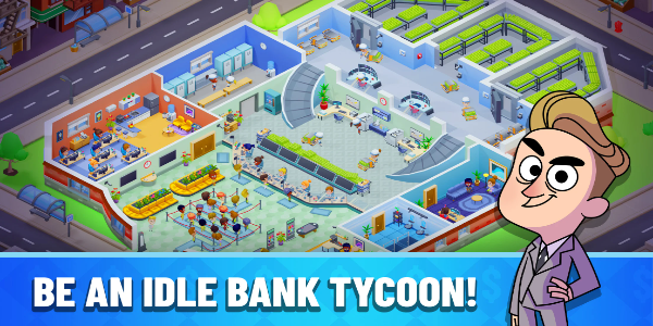 Idle Bank Tycoon: Money Empire Schermafbeelding 1