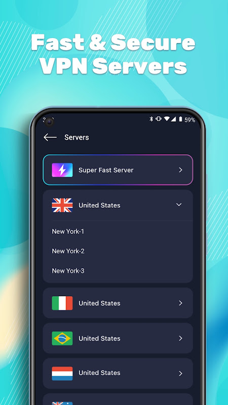 XMaster - Fast & Secure  VPN Capture d'écran 3