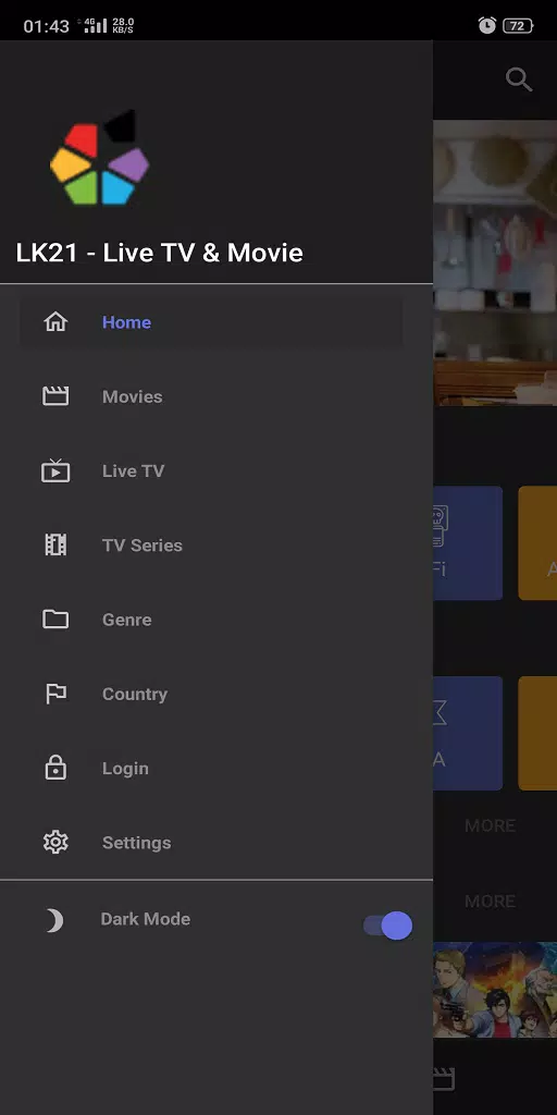 LK21 XXI - Live TV,  Movie  & Drama HD Sub Indo Ảnh chụp màn hình 0
