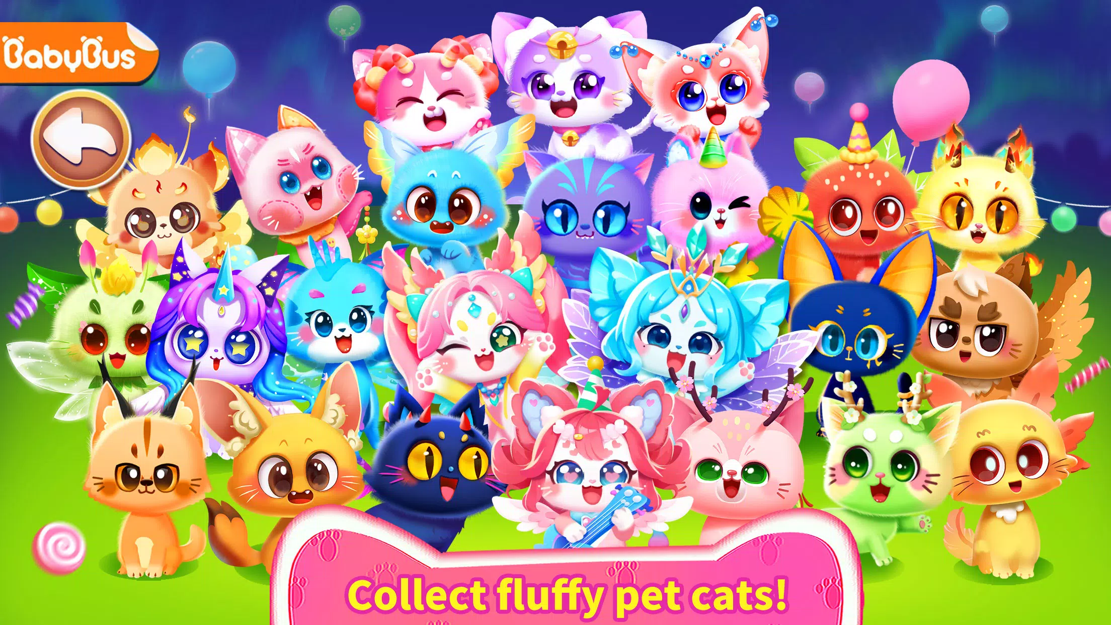 Little Panda's Cat Game Ảnh chụp màn hình 0