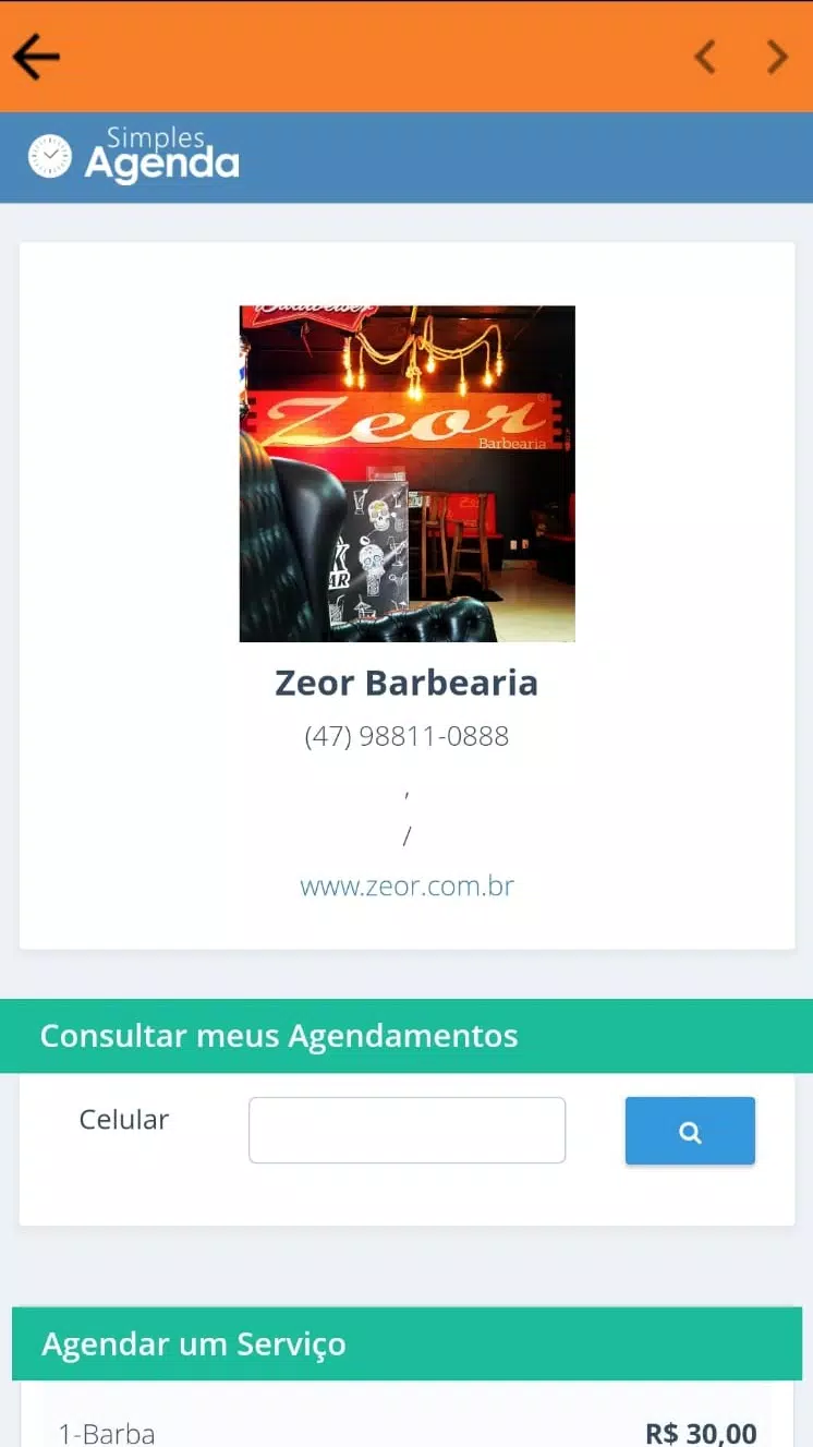 ZEOR Barbearia Скриншот 3