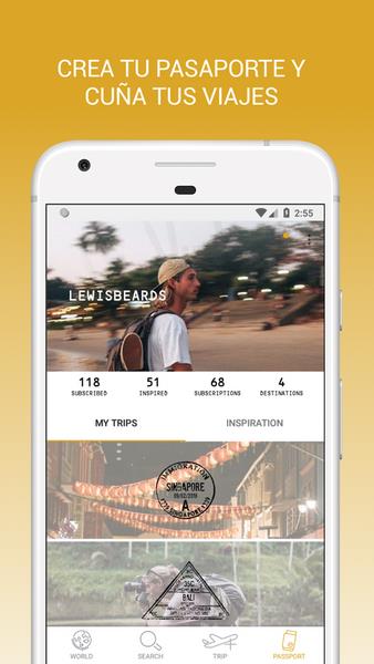 Passporter - Planifica y viaja Captura de pantalla 2