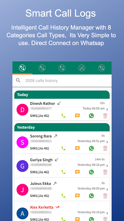 Cally - Call Backup & Recover স্ক্রিনশট 2