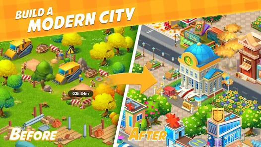 Farm City: Farming & Building Mod Ekran Görüntüsü 0