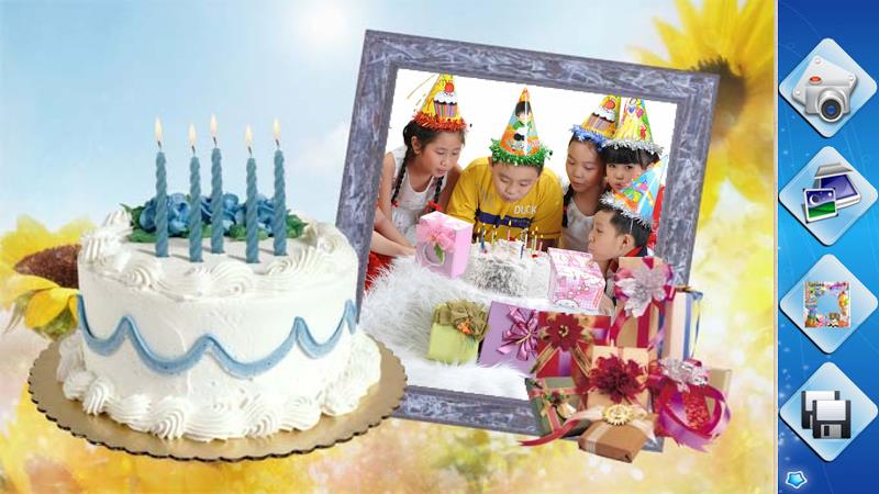 Birthday Frames ภาพหน้าจอ 1