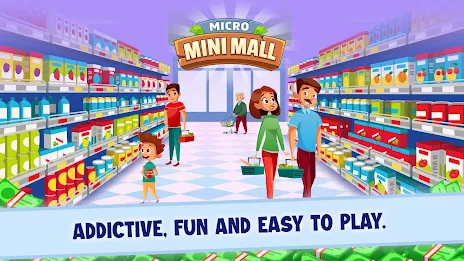 Mini Micro Mall - Tycoon Game Schermafbeelding 1