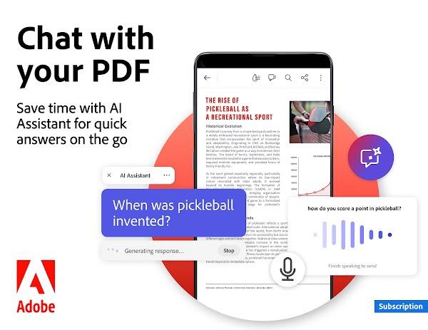 Adobe Acrobat Reader für PDF スクリーンショット 2