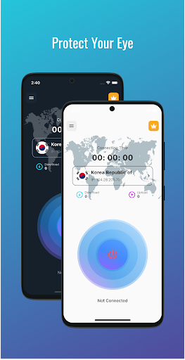 Dark Blue VPN - Fast & Secure Ảnh chụp màn hình 1