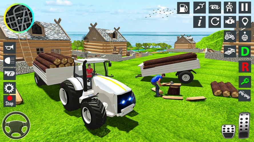 Tractor Driving Tractor Game Screenshot 3