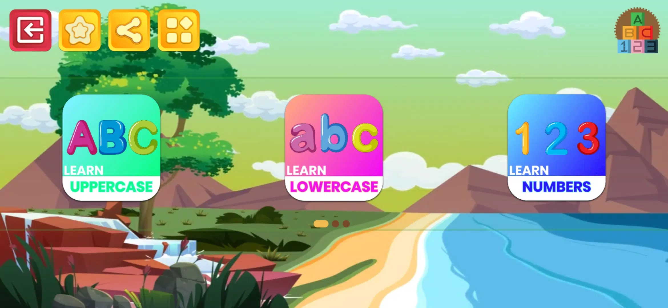 Learn numbers and letters Captura de pantalla 0