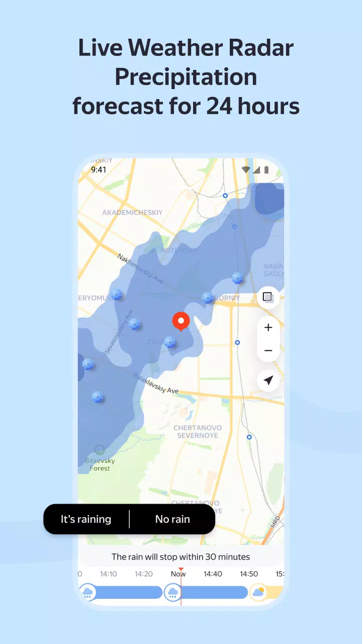 Yandex Weather & Rain Radar Capture d'écran 2