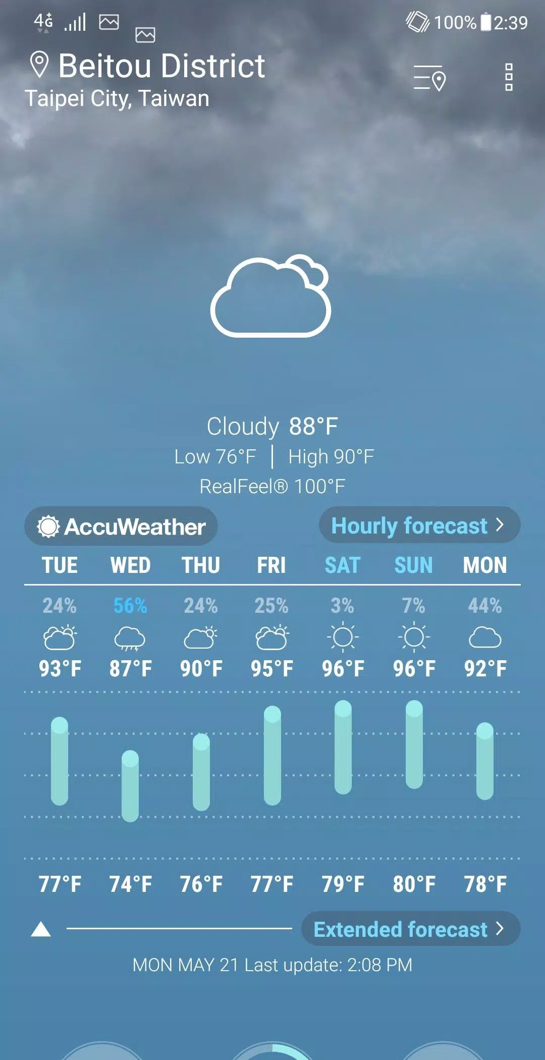 ASUS Weather ภาพหน้าจอ 0