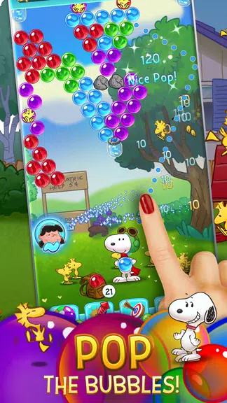 Bubble Shooter - Snoopy POP! ภาพหน้าจอ 0